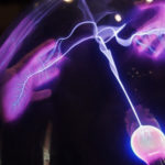 Plasma Electric Globe With Hands Plasma Electric Globe With Hands