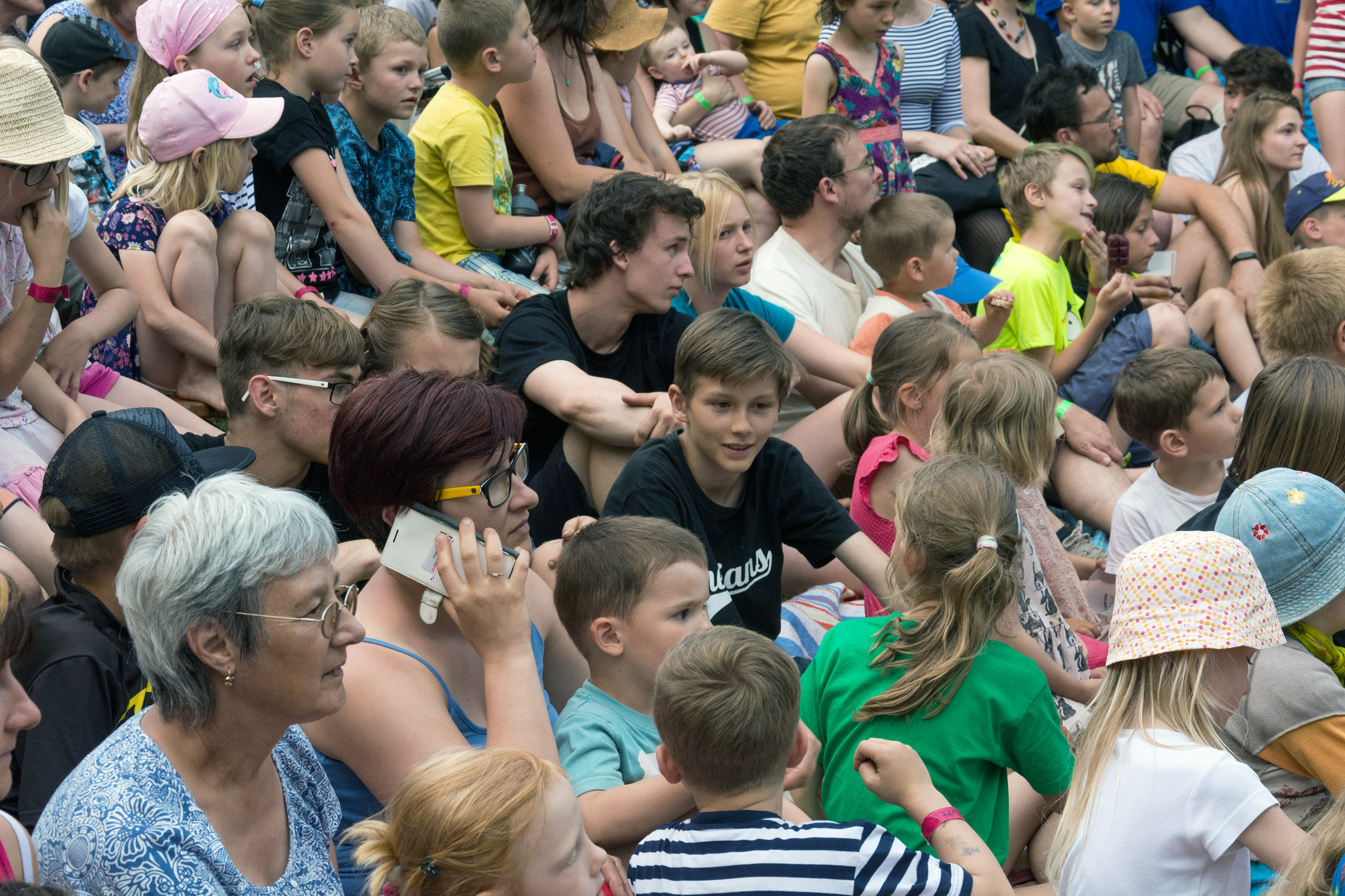 Crowd Of People And Children Free Stock Photo Libreshot