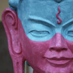 Pink Buddha's Face