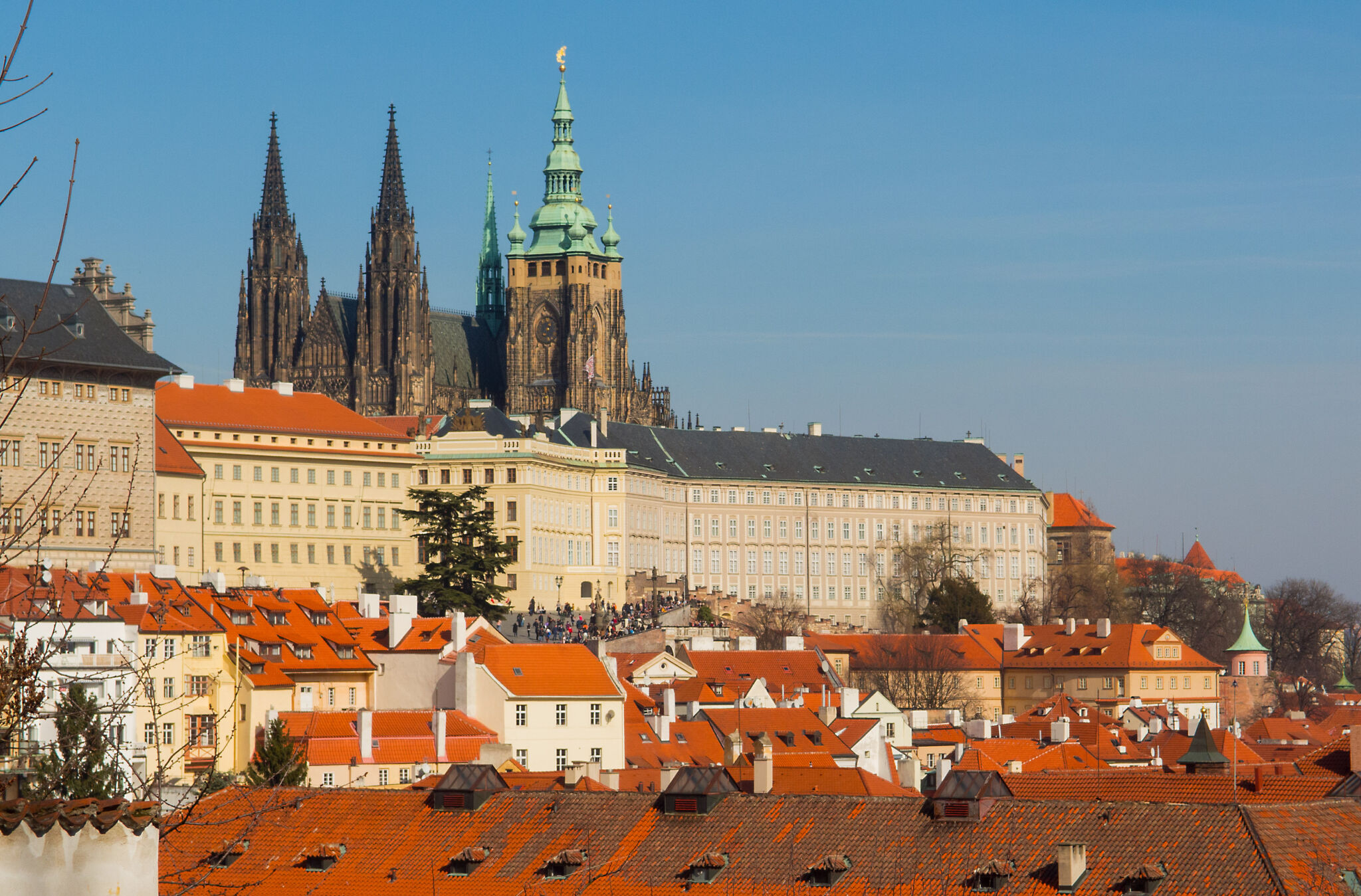 Prague Castle And St. Vitus Cathedral - Free Image For Commercial Use