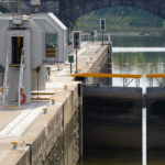 The Lock Chamber On The River The Lock Chamber On The River
