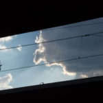 railway station and clouds