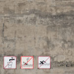 Signs prohibiting bathing dogs, swimming and drinking Signs prohibiting bathing dogs, swimming and drinking