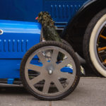 Old Blue Bugatti Type 35 Sports Car Vintage blue cars