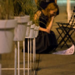 Young woman on street photography Young woman on street photography