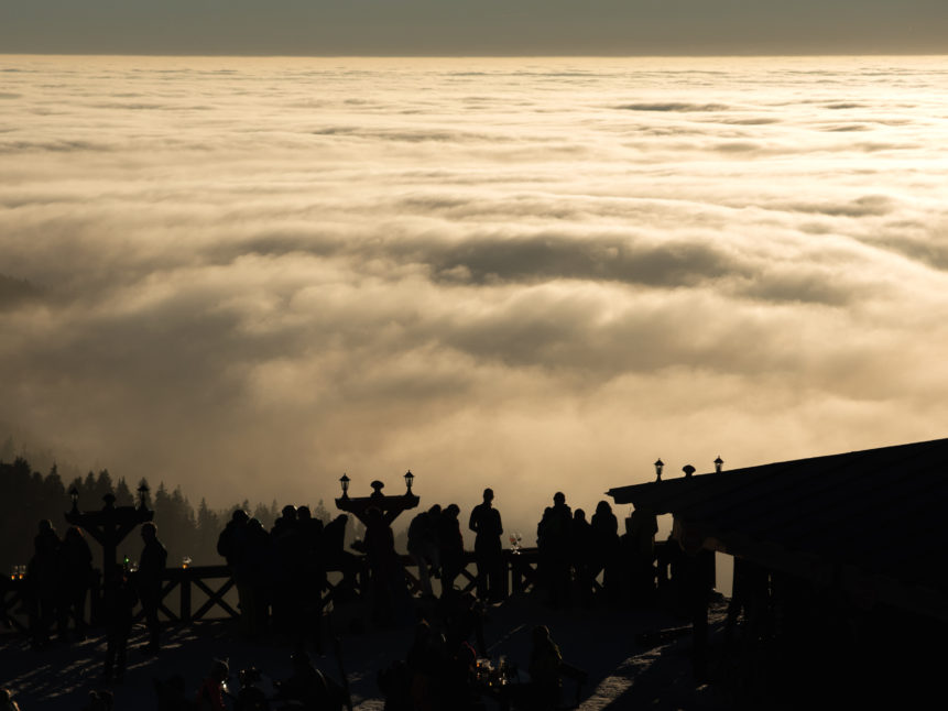 Mountain bar above the clouds