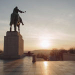 Horse statue in Prague