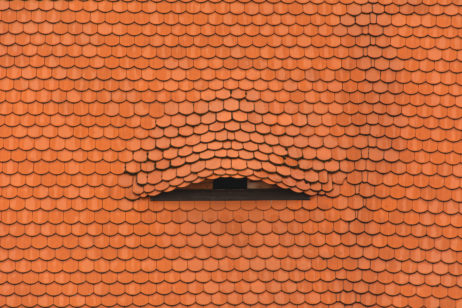 Old Dormer Window On Tiled Roof Old Dormer Window On Tiled Roof