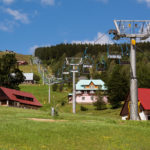 Ski Slope In Summer ski slope in summer