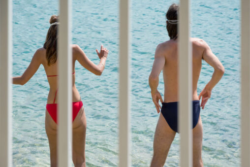 Man and Woman on the Beach