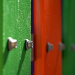 Colored fence Colored fence
