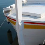White wooden sea boat white wooden sea boat