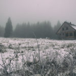 Modern wooden cottage in the mountains Modern wooden cottage in the mountains