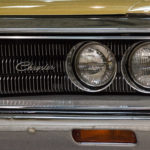 Detail of the old chrysler lights