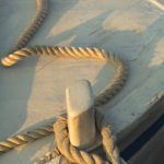 Rope aboard a wooden boat Rope aboard a wooden boat