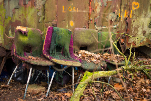 Abandoned chairs