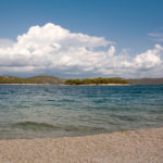 Empty beach in Croatia