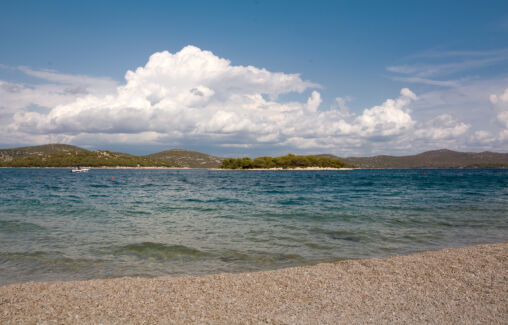 Spiaggia vuota in Croazia