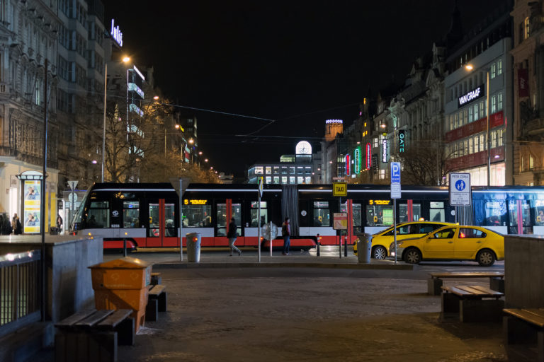 Prague Wenceslas Square at Night | Copyright-free photo (by M. Vorel ...