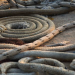 Ropes on Fishing Ship ropes on fishing ship