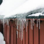 Icicles on the roof