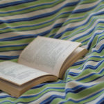 Open book in bed