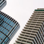 Skyscrapers on White Background Skyscrapers on White Background