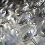 Clean wine glasses