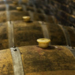 Oak wine barrels