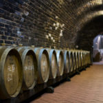 Wine Barrels In Wine Cellar Wine barrels in wine cellar