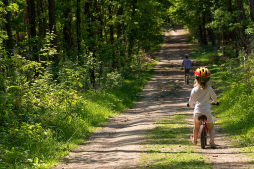Enfants à vélo