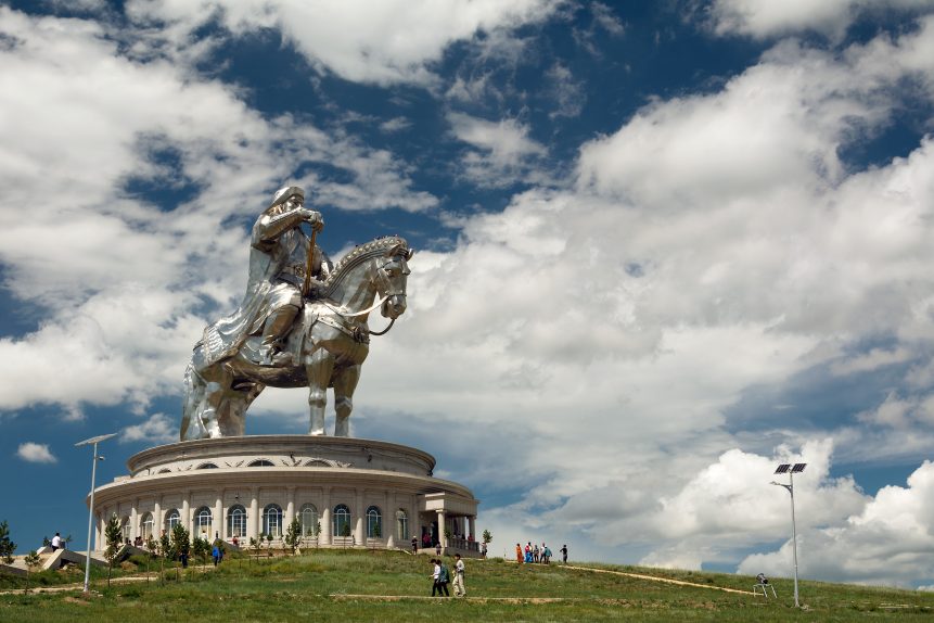 Genghis Khan Equestrian Statue in Mongolia