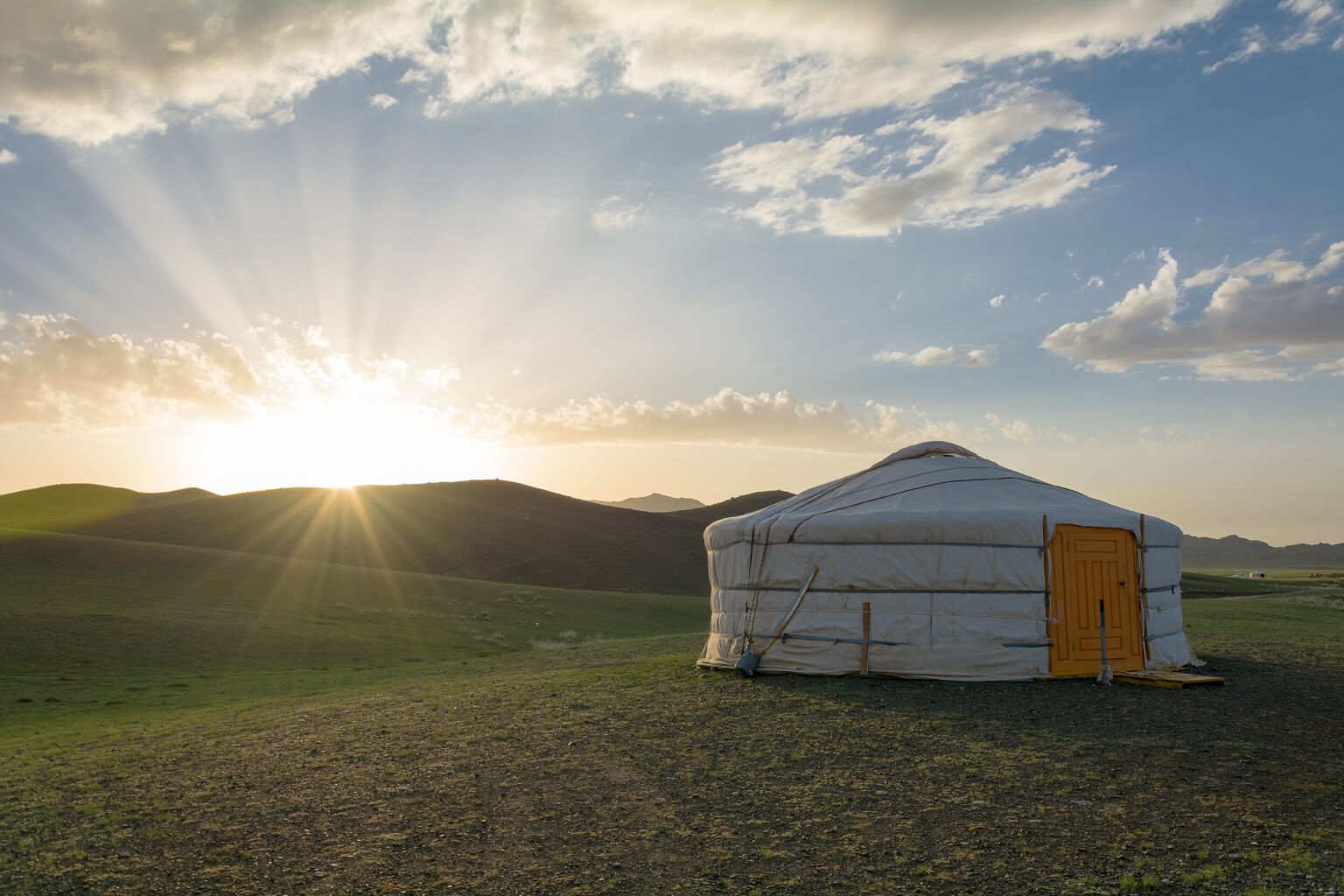 Mongolian Yurt | Copyright-free photo (by M. Vorel) | LibreShot