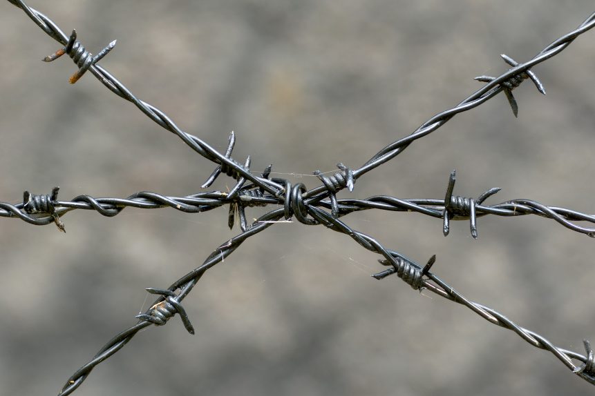 Barbed Wire Copyright-free photo (by M. Vorel) LibreShot.