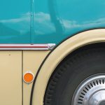 Vintage bus close up