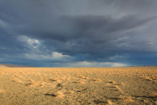 Storm in the desert