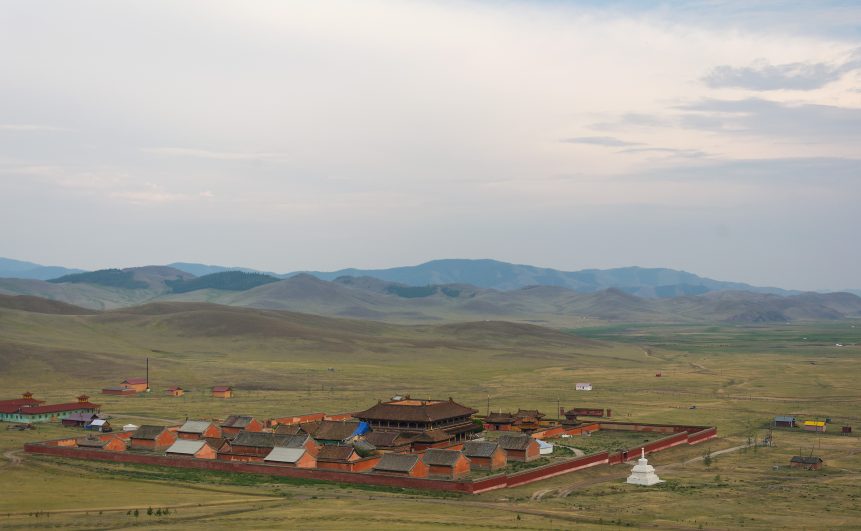 Amarbayasgalant monastery in mongolia