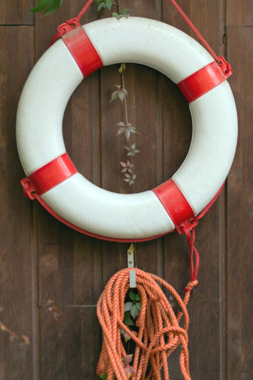Vintage lifebuoy