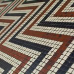 Floor mosaic close up