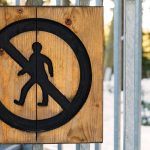 Vintage no entry sign No entry sign