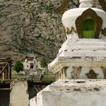Buddhist stupa and temple in Tsetserleg, Mongolia