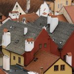 Small Town Houses with Roofs Small Town Houses