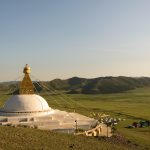 Big White Stupa in Mongolia Big White Stupa in Mongolia