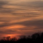 Electric Wires at Sunset Electric wires at sunset