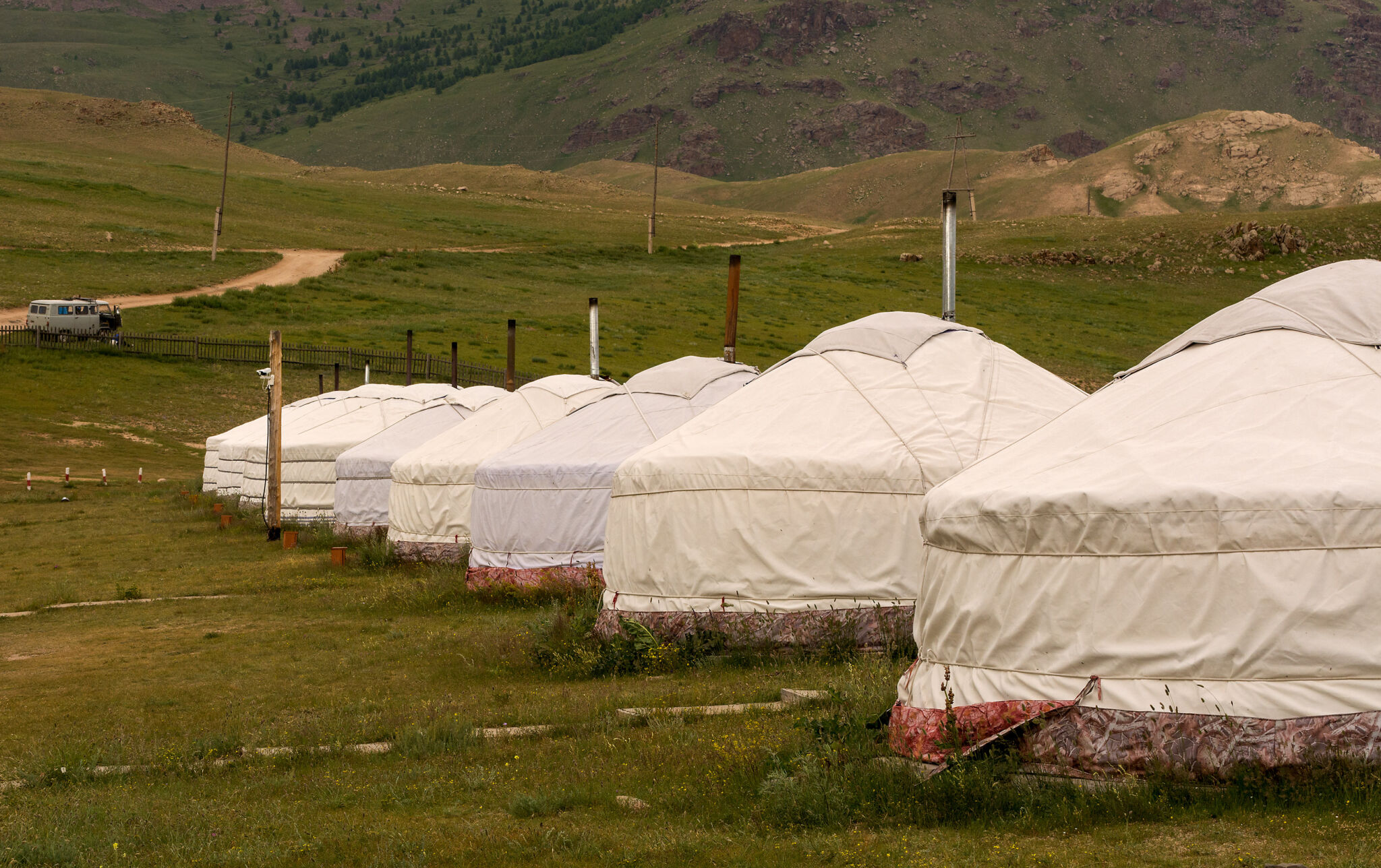 Ger Camp Mongolia | Copyright-free Photo (by M. Vorel) | LibreShot