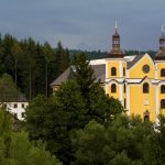 Church in woods