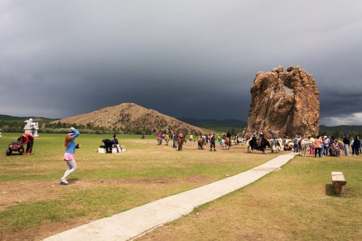 Taikhar Chuluu Rock in Mongolia
