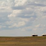 Yurts in the Gobi Desert Yurts in the Gobi desert