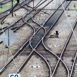 Train railway tracks