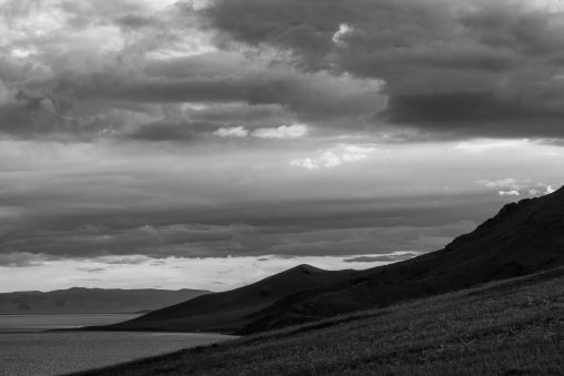 Lago Blanco en Mongolia